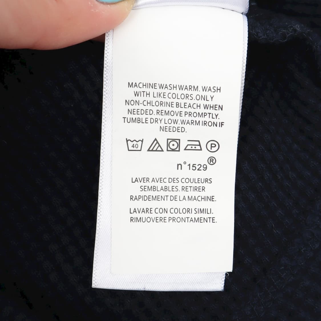 폴로 랄프로렌 네이비 와플 롱슬리브 티셔츠 상품이미지10