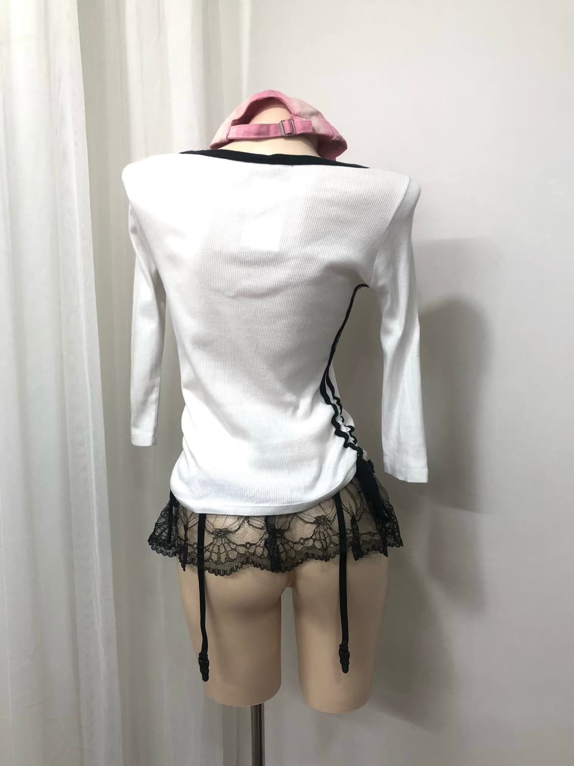 85 new york track shirring detail top 상품이미지5