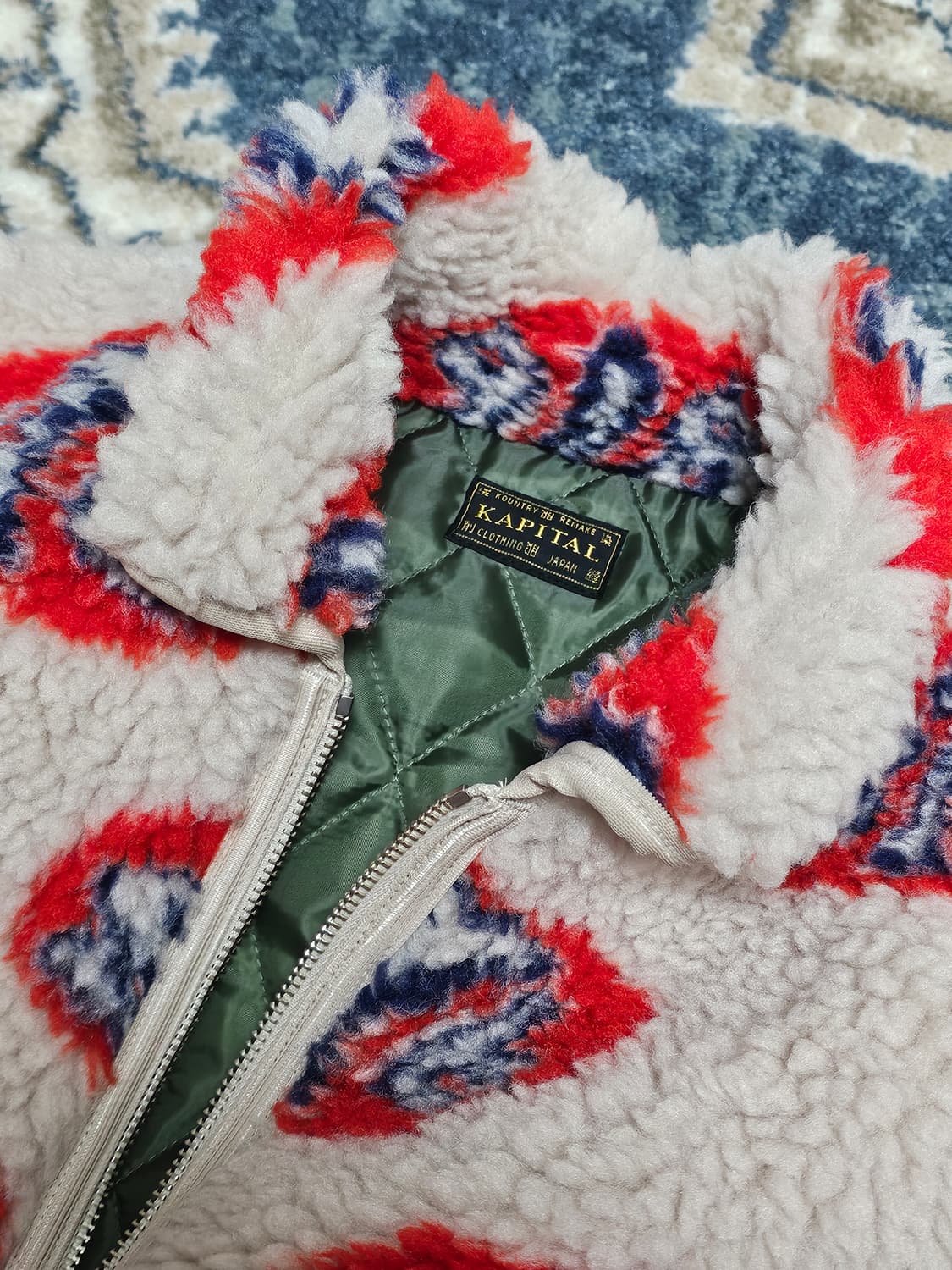 [3] kapital 캐피탈 8T6 보아 플리스 크롭 자켓 상품이미지5