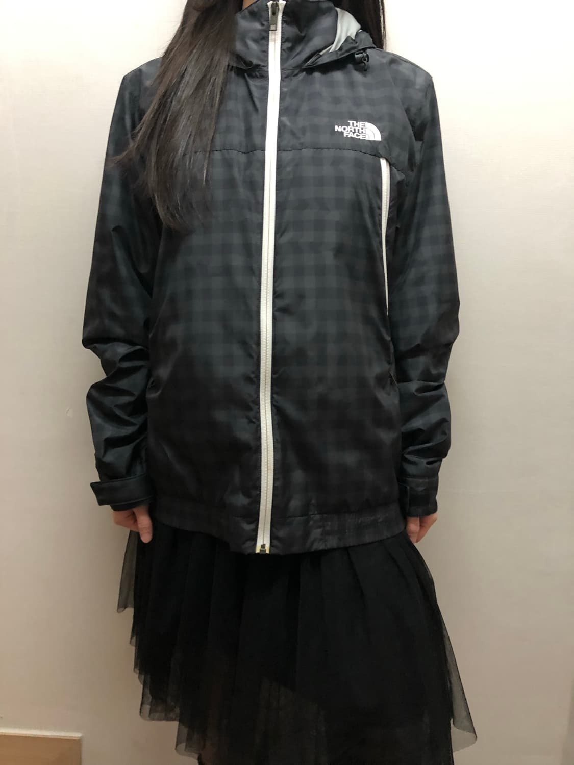 빈티지 노스페이스 체크 바람막이 상품이미지8