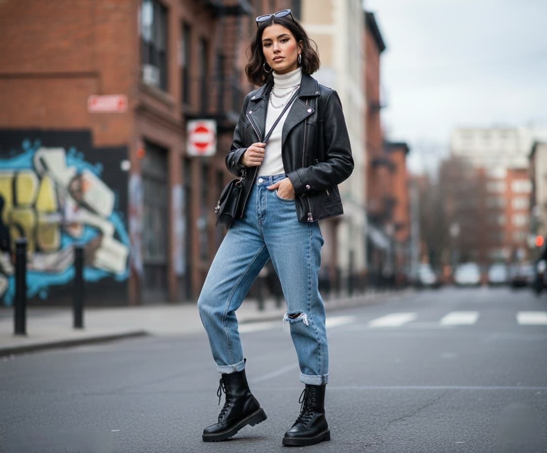 8세컨즈 양가죽 라이더 자켓 L사이즈 상품이미지1