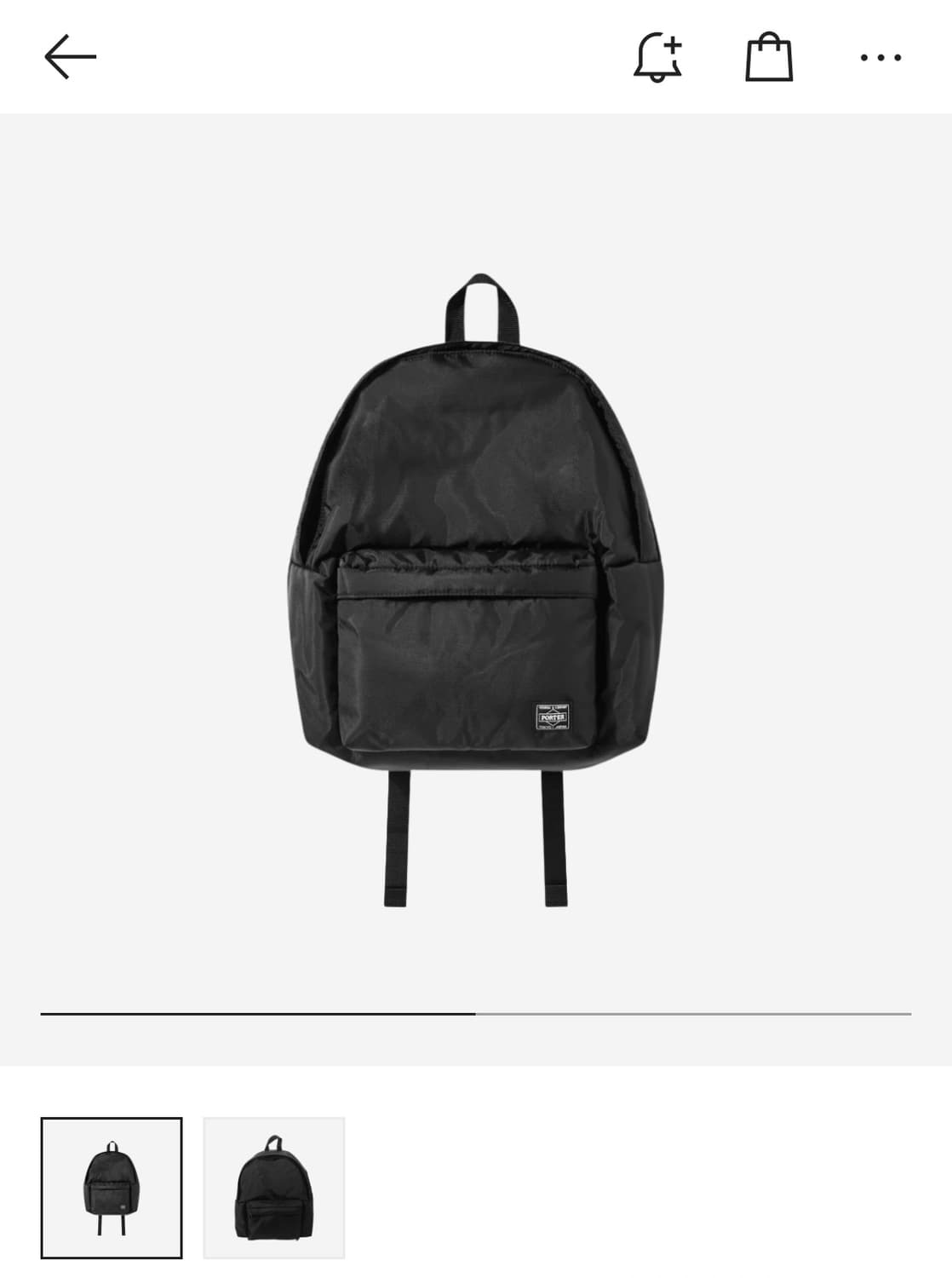 포터 꼼데가르송 백팩 s 상품이미지1