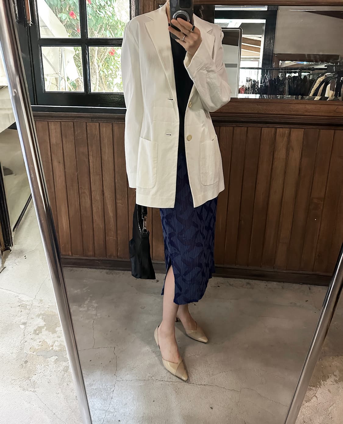 ISSEY MIYAKE FETE x sheer pleated skirt 상품이미지2