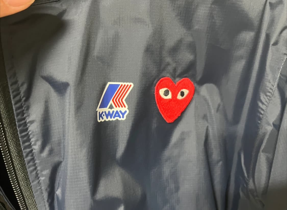 꼼데가르송 X까웨 바람막이 L 상품이미지2