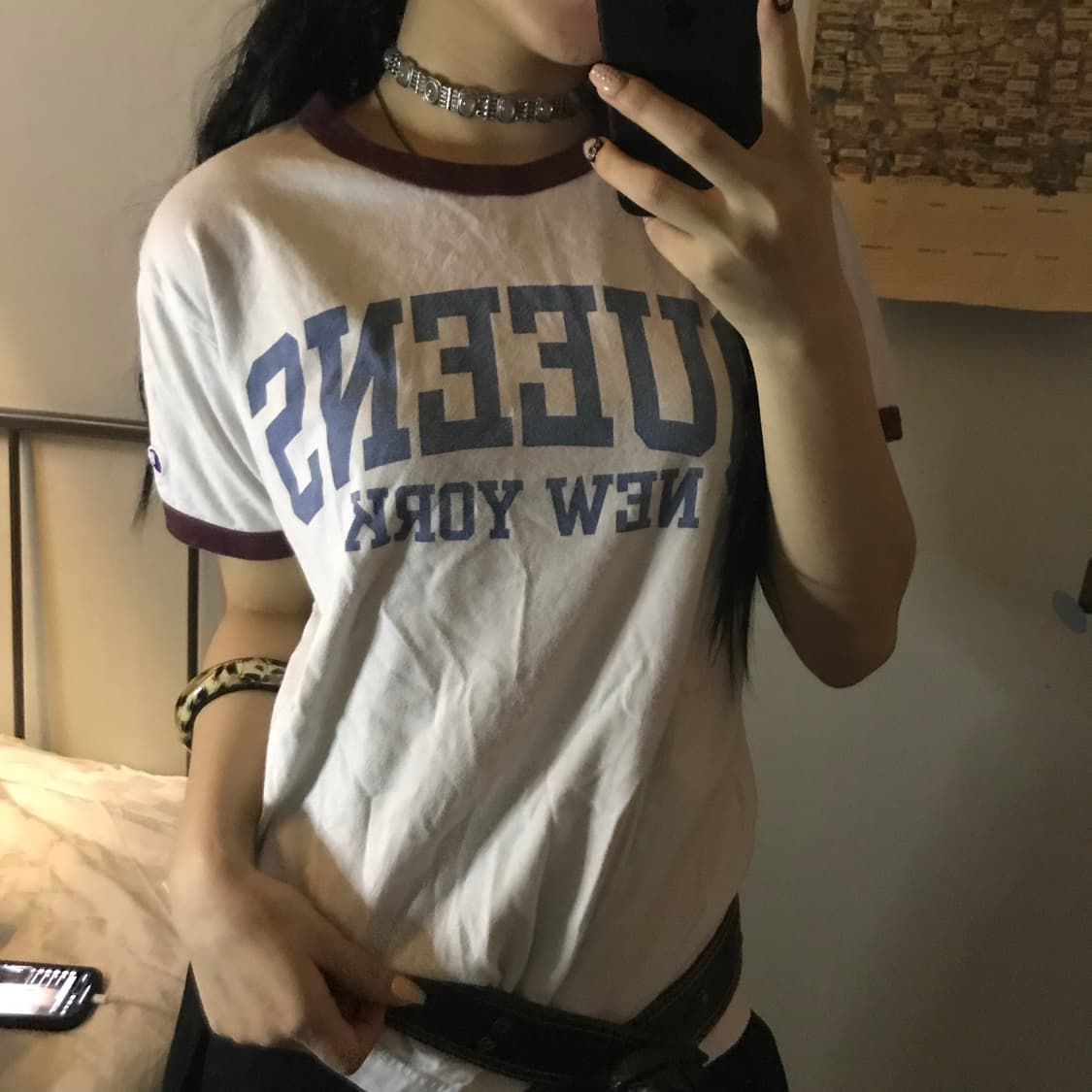 Champion 챔피온 버건디 링거티 상품이미지1