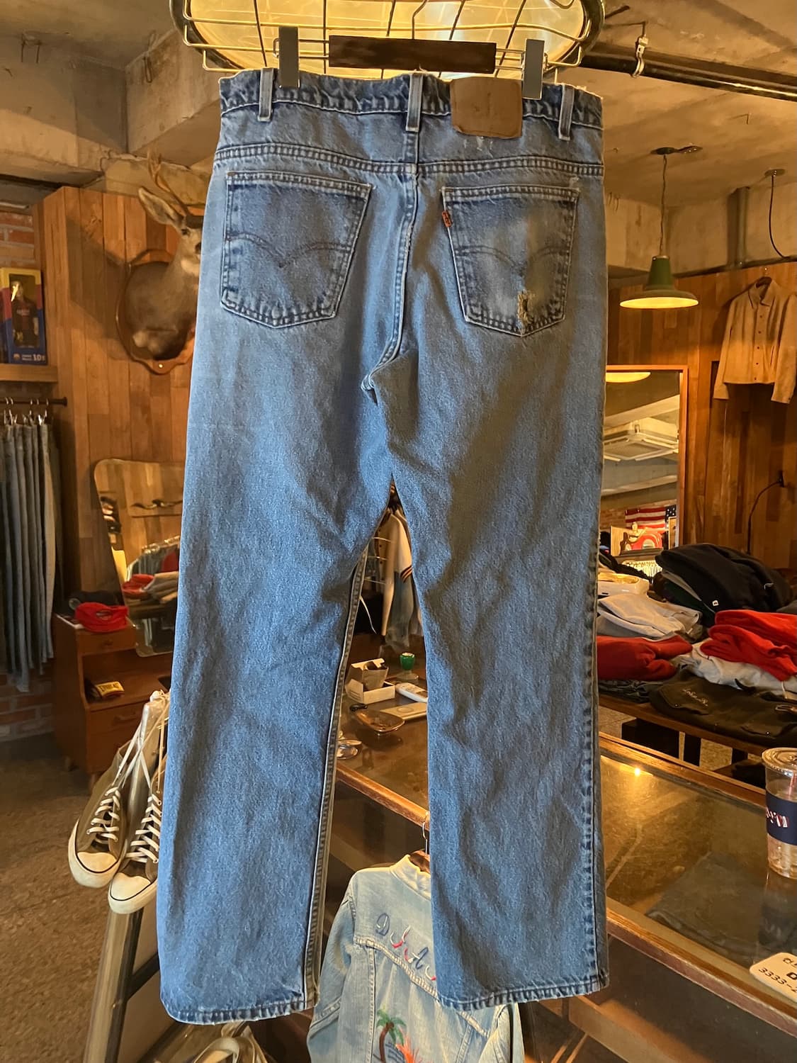 90s USA Levis 517 Boot Cut Denim Pants 상품이미지5