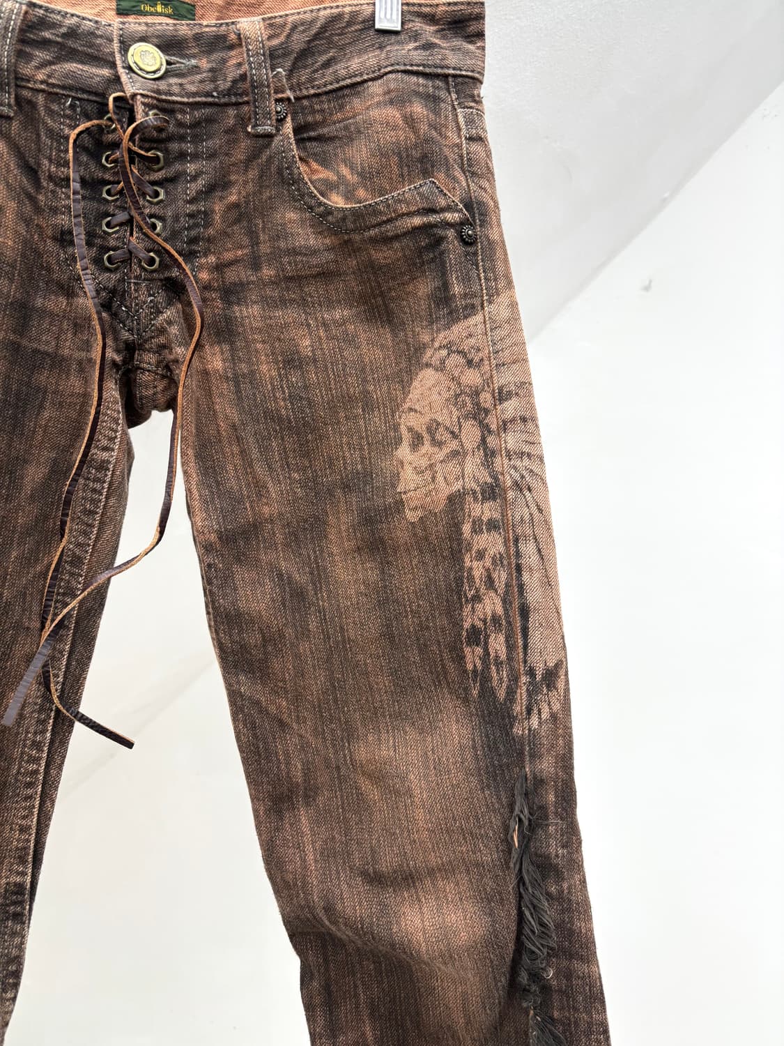 Obelisk 00s archive lace-up native rust  상품이미지3