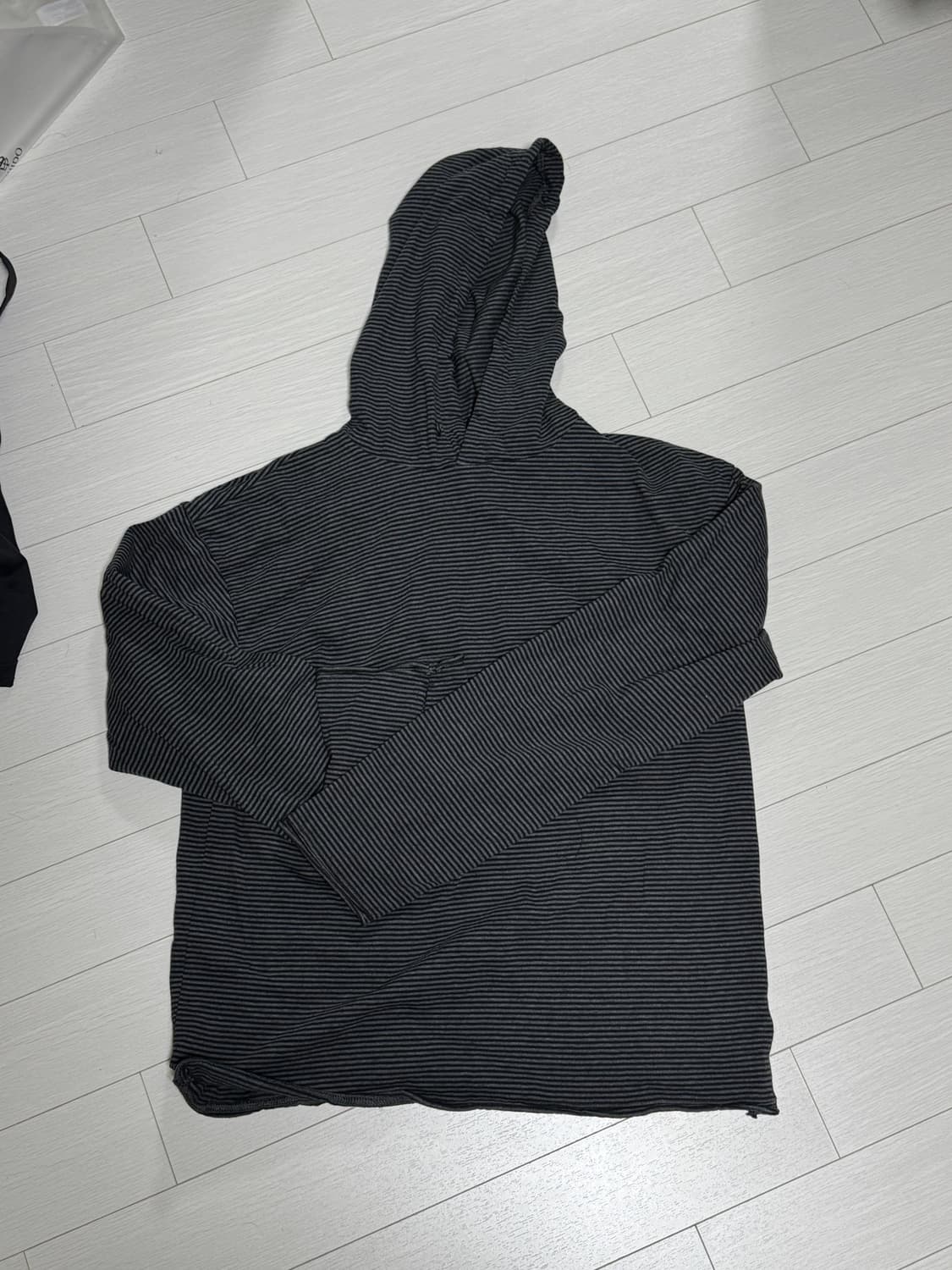 아르반 스트라이프 핑거홀 후드 상품이미지3