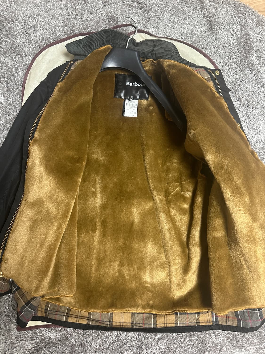 바버 인터네셔널 a7 왁스자켓 + 웜파일 내피 세트 36 사이즈 상품이미지5