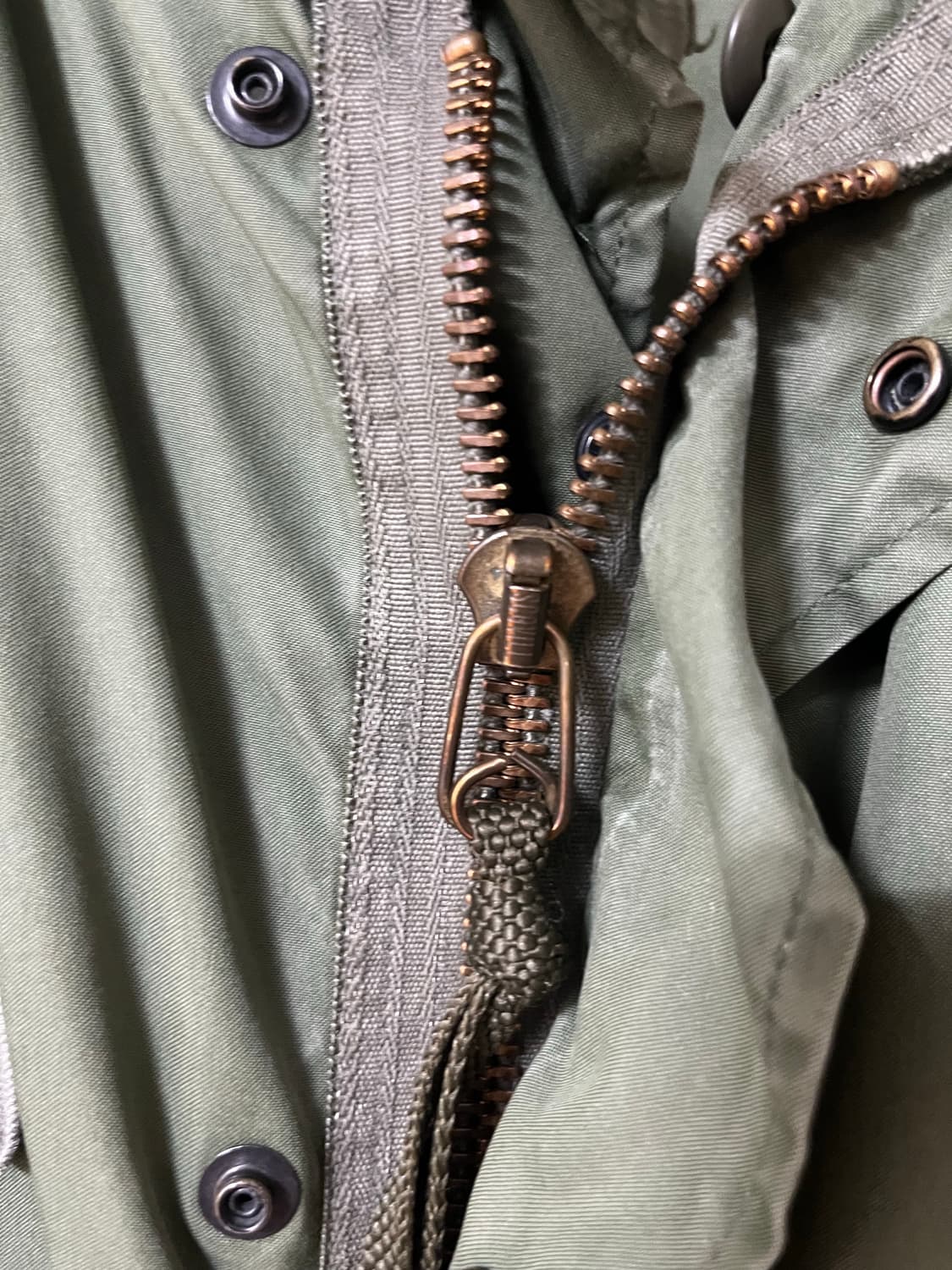 오리지널 US Army m-65 피쉬테일 파카 L 상품이미지3