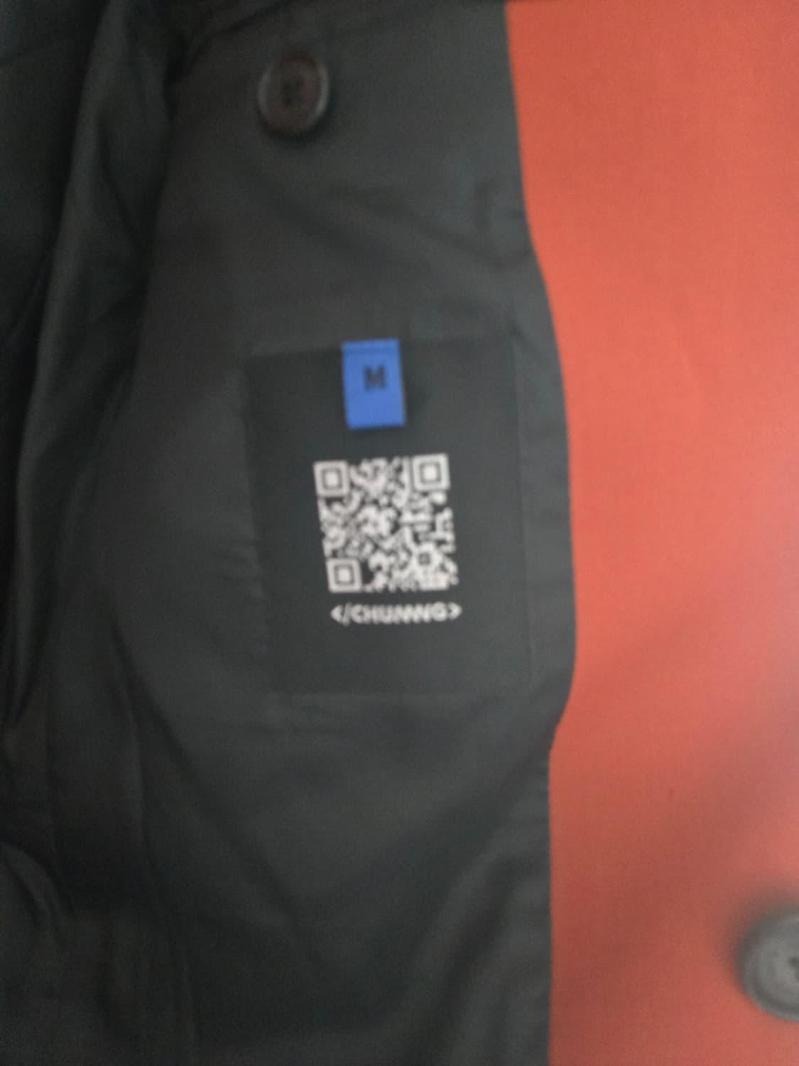 [M] 엔엔엔원 더블 브레스트 레드 브라운 자켓 상품이미지3