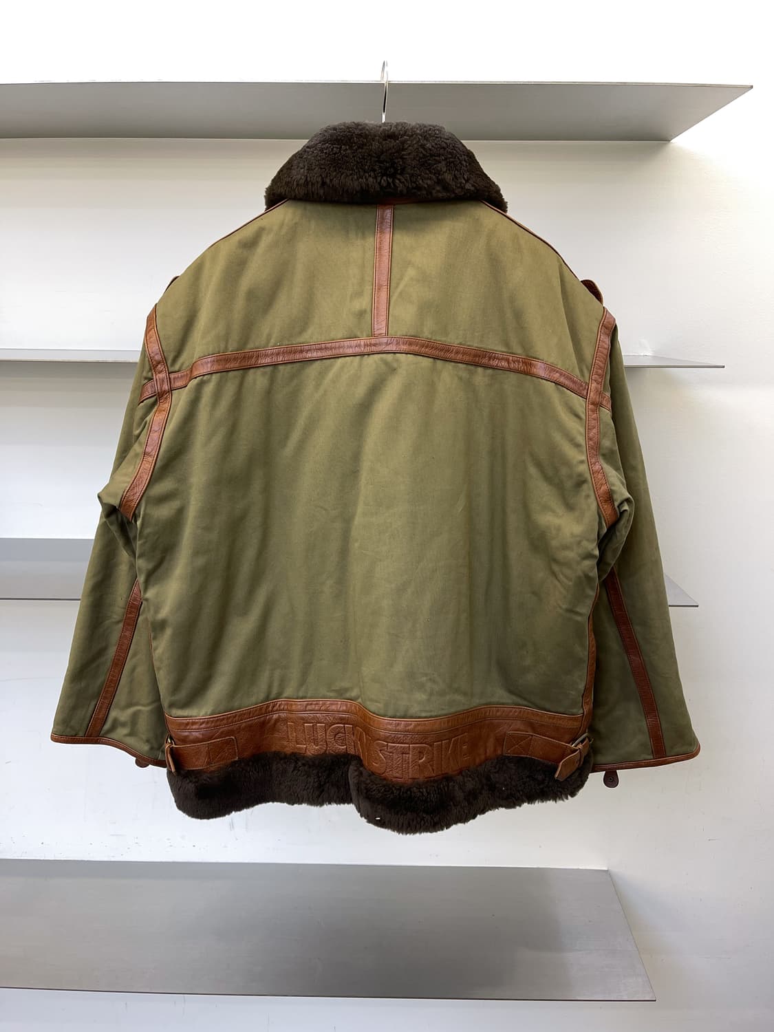 럭키 스트라이크 U.S.A.F 타입 B-3 홀스하이드 무스탕 상품이미지5