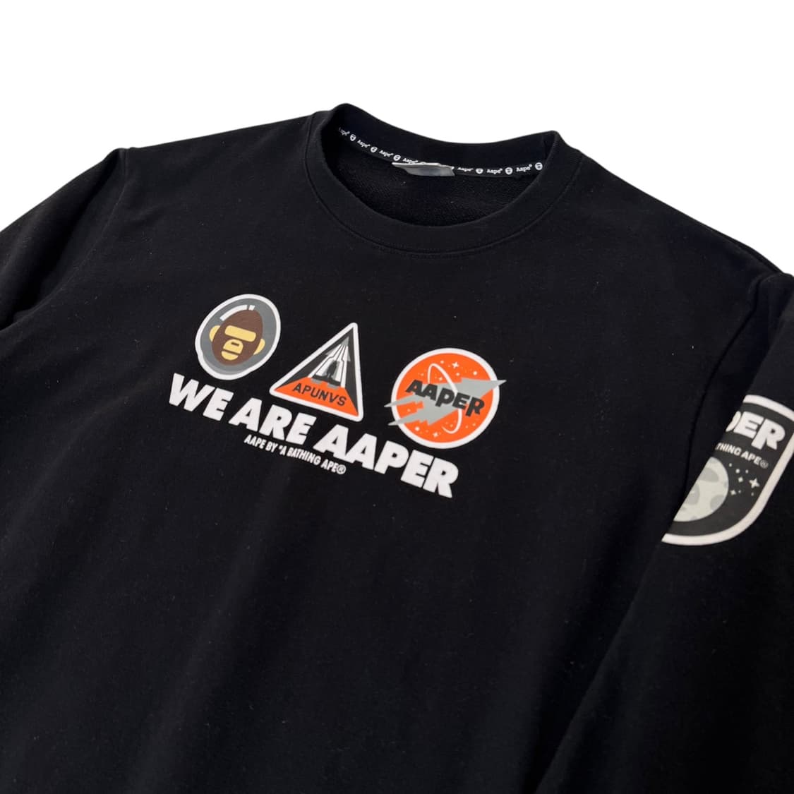 에이프 고릴라 블랙 맨투맨 상품이미지2