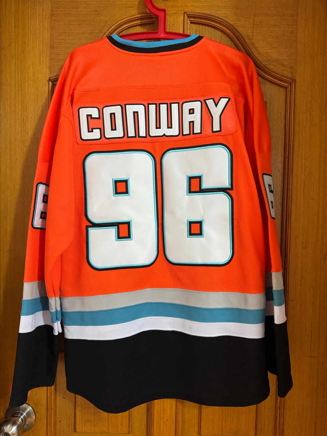 오렌지색 아이스하키 저지 CONWAY 96 새상품 상품이미지4