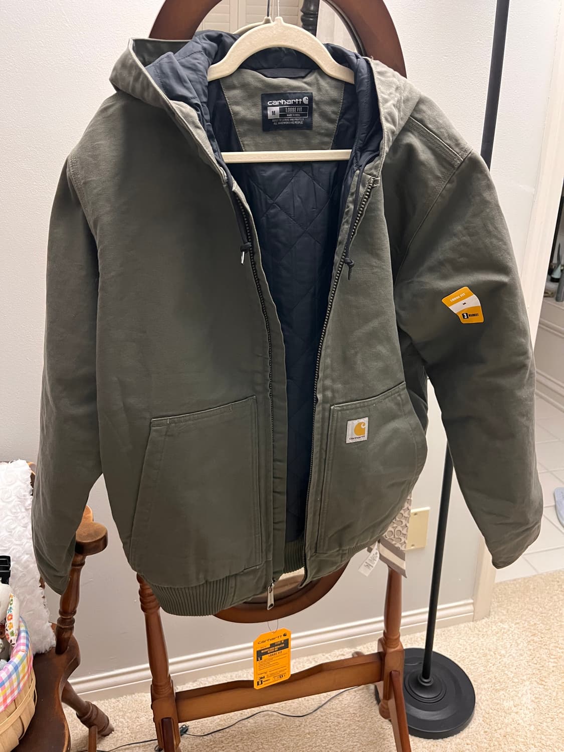 [미국구매,새상품] 칼하트 j130 액티브 Moss green 상품이미지1