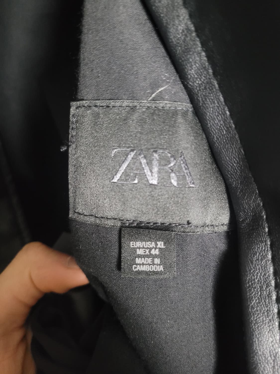 자라 가죽자켓 상품이미지2