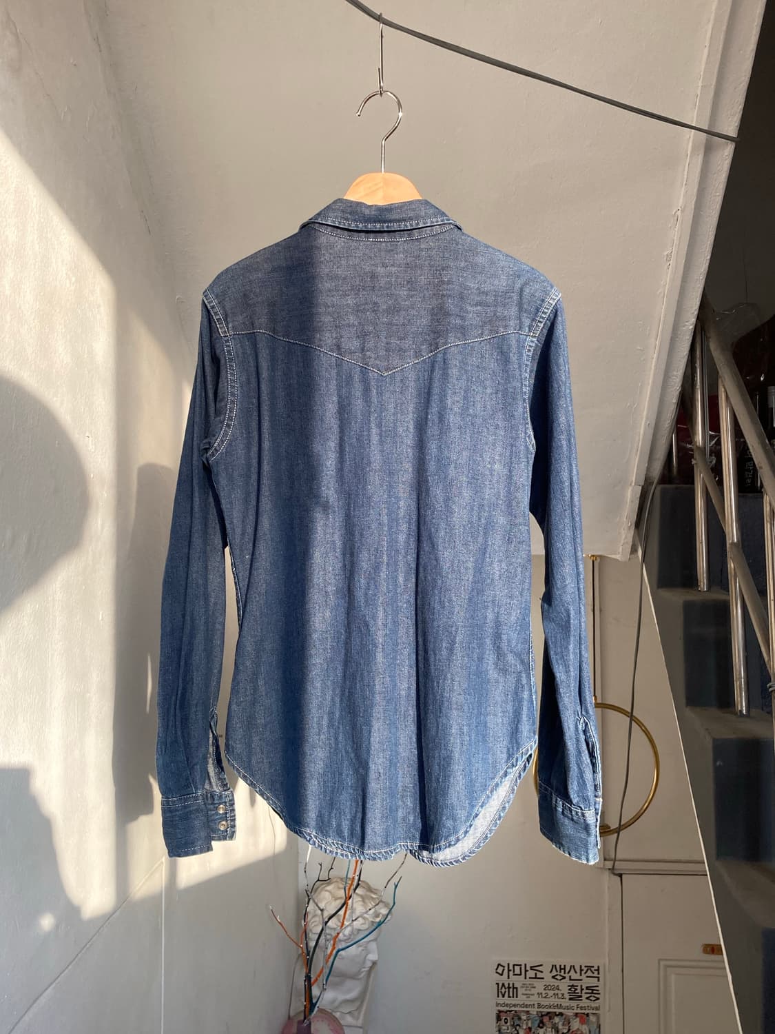LEVIS '99 빈티지 웨스턴 자개 단추 셔츠 상품이미지5