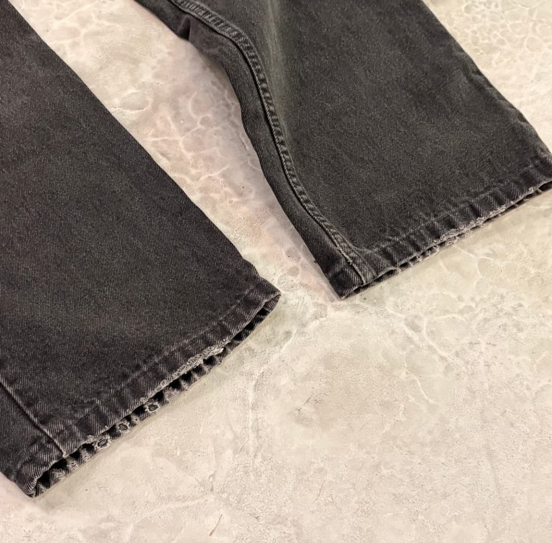 [36/30] 90s USA 리바이스 505 오랜지탭 블랙 흑청   상품이미지3