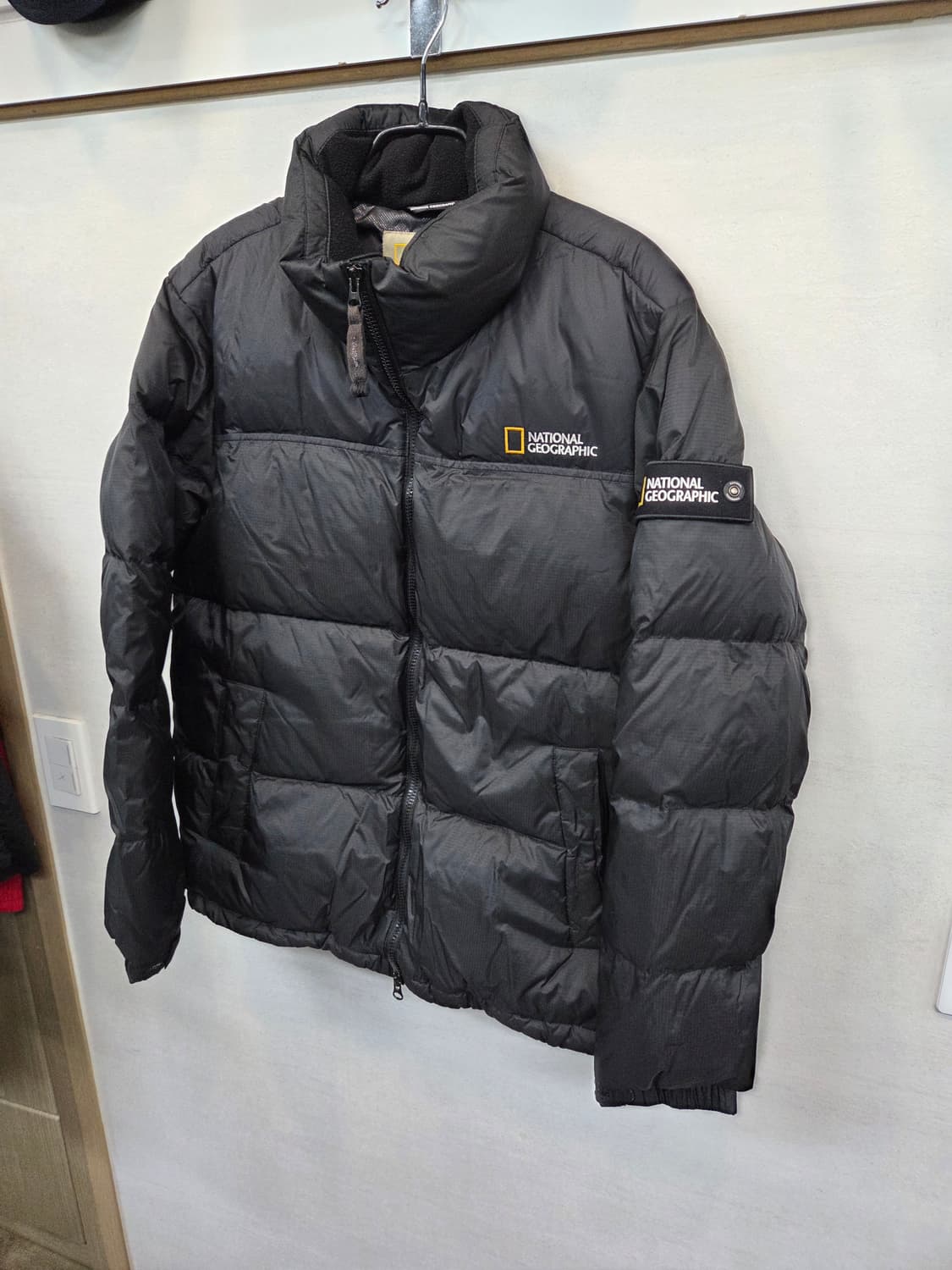 내셔널지오그래픽 투웨이 덕다운 숏패딩 m 상품이미지4