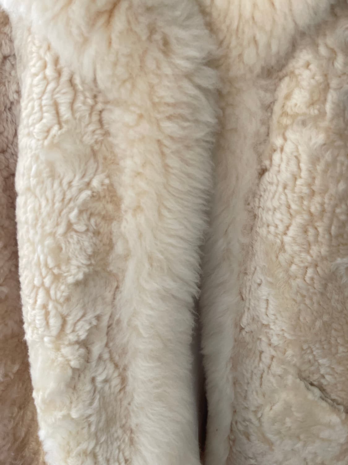 뉴질랜드 리얼 양털 코트 (free size) 상품이미지3