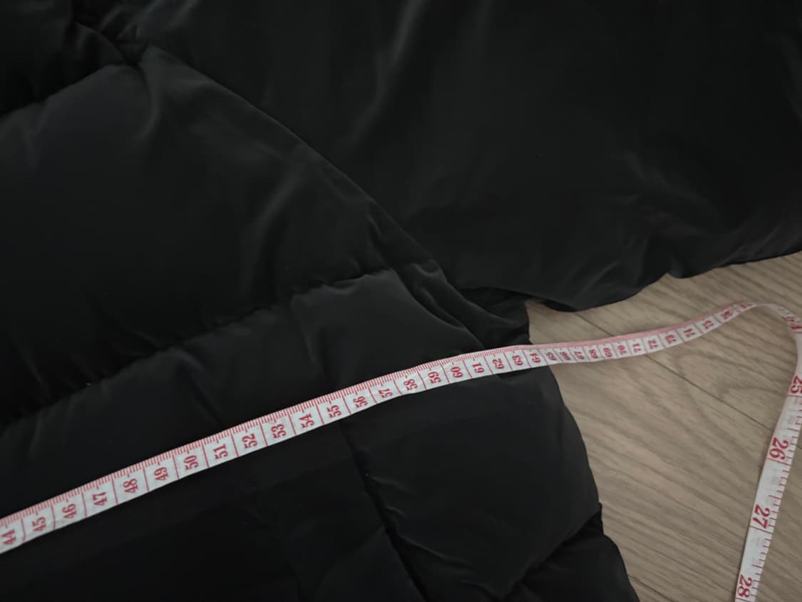 새옷같은 상태 코오롱 김태리 푸퍼 후드패딩 구스다운 프리사이즈 95 상품이미지7