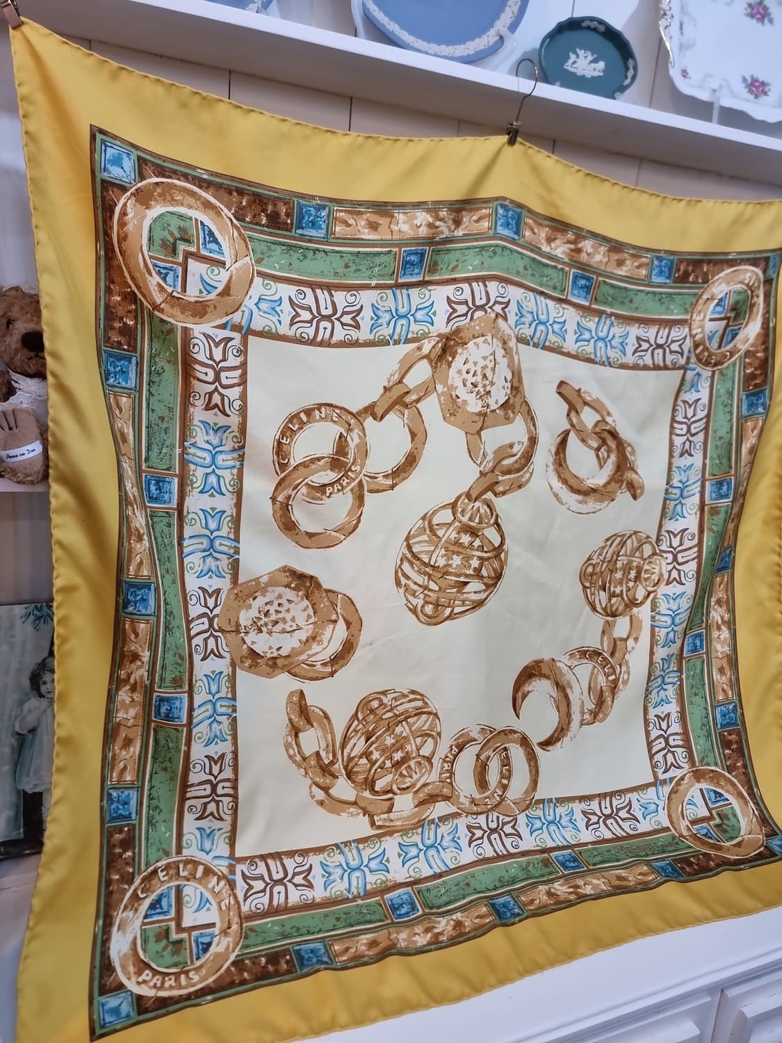 CELINE 셀린느빈티지 실크 스카프 상품이미지4