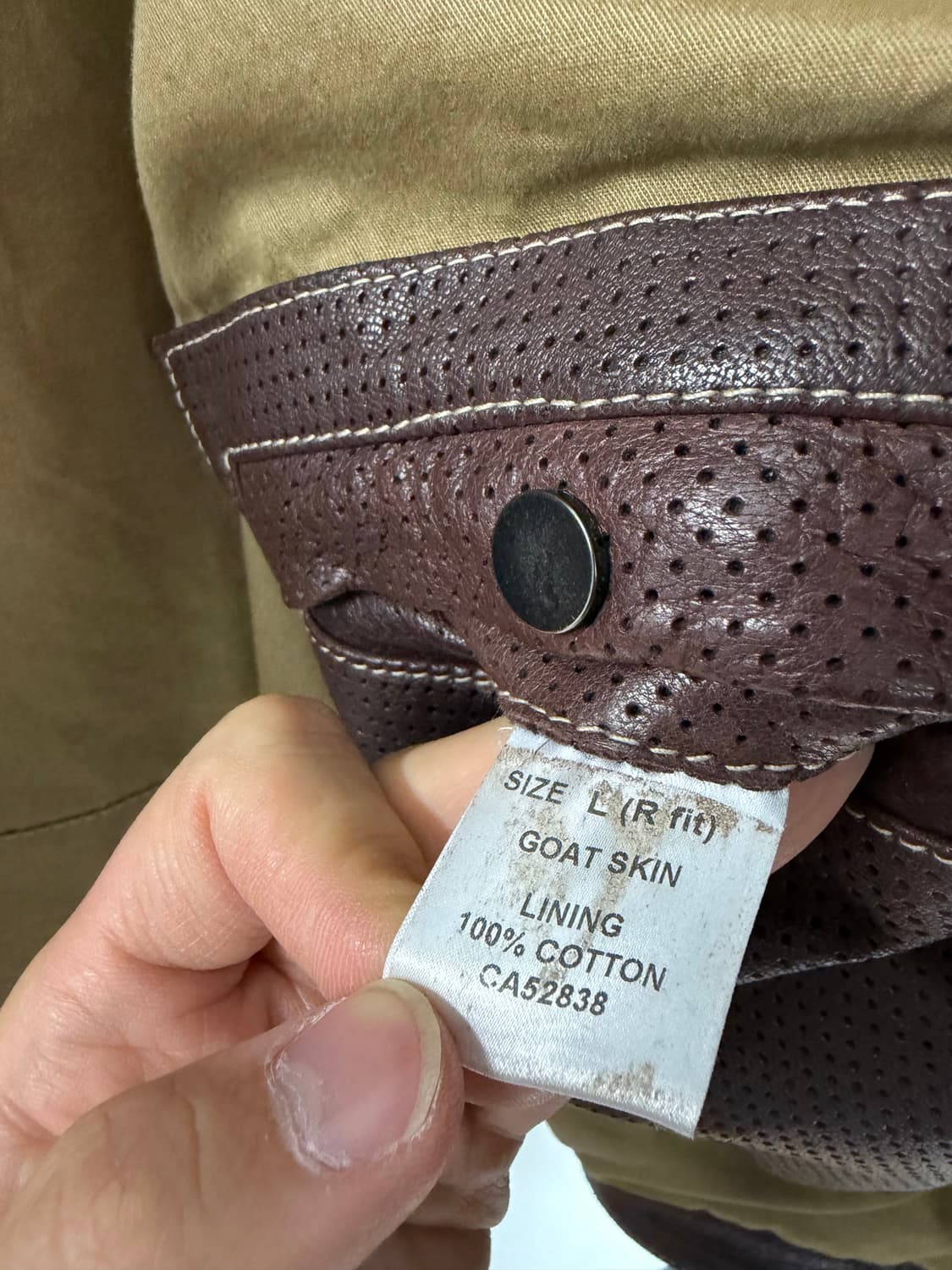 던힐 고트스킨 가죽자켓 레더자켓 바이커자켓 바이크자켓 상품이미지10