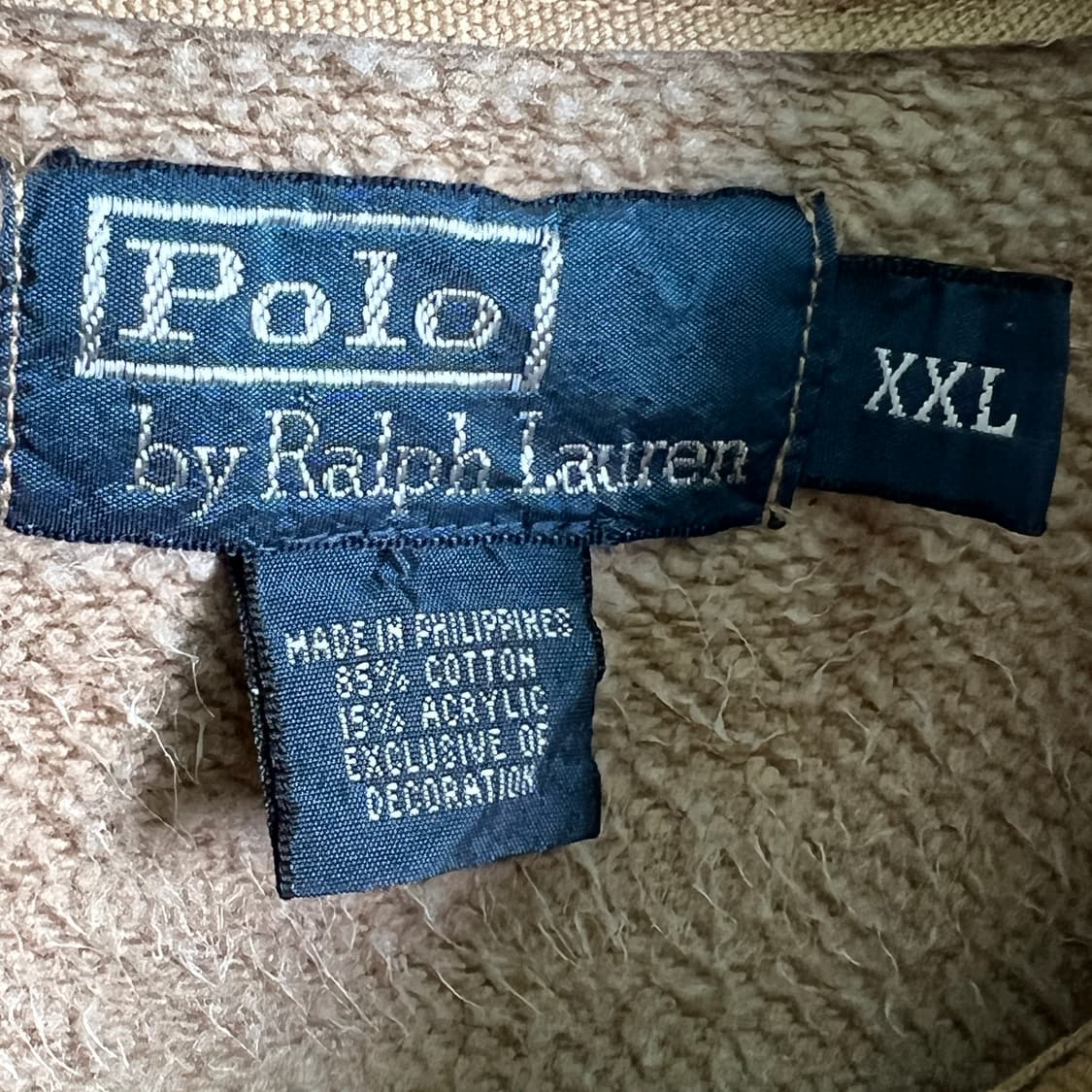 폴로 랄프로렌 하프 버튼 스냅 맨투맨 2XL 상품이미지3