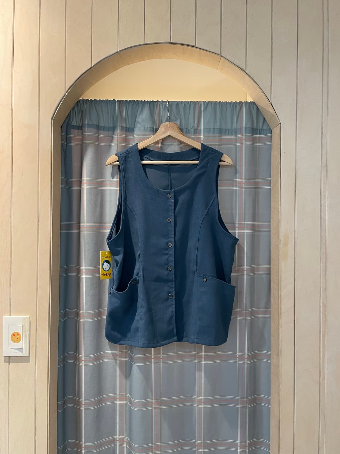 일본빈티지 주머니디테일 베스트 상품이미지2