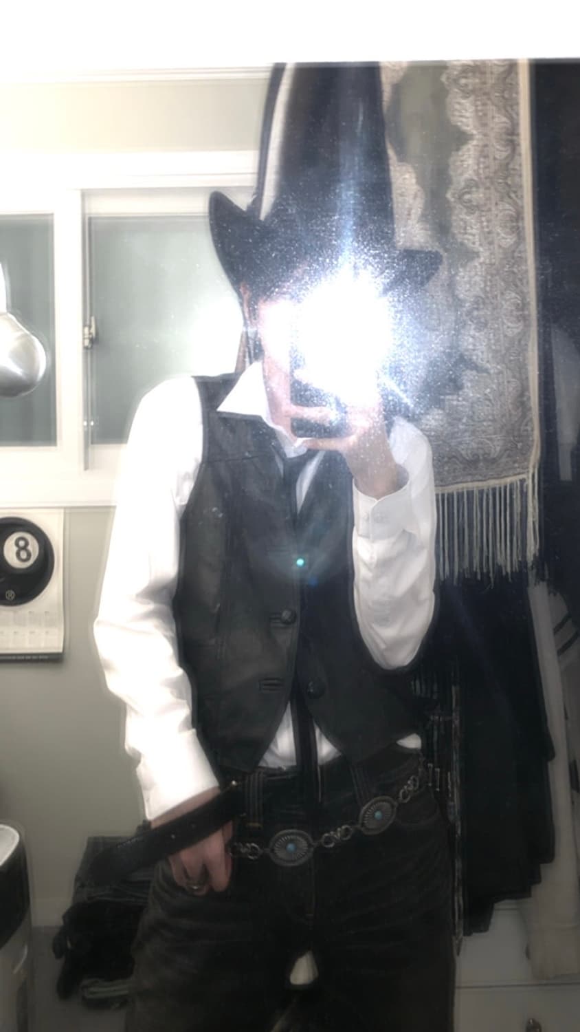 터키석 웨스턴 체인 벨트 상품이미지1