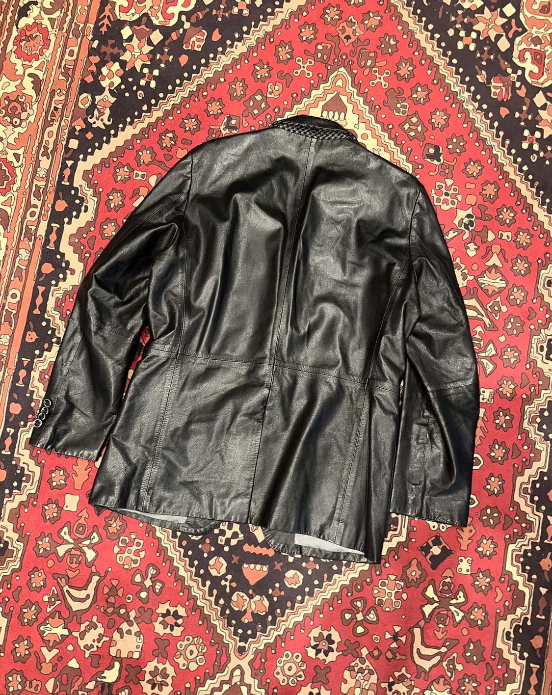 ( L ) 이태리가죽자켓 가죽자켓 레더자켓 가죽마이 블레이저 블레이져 상품이미지4