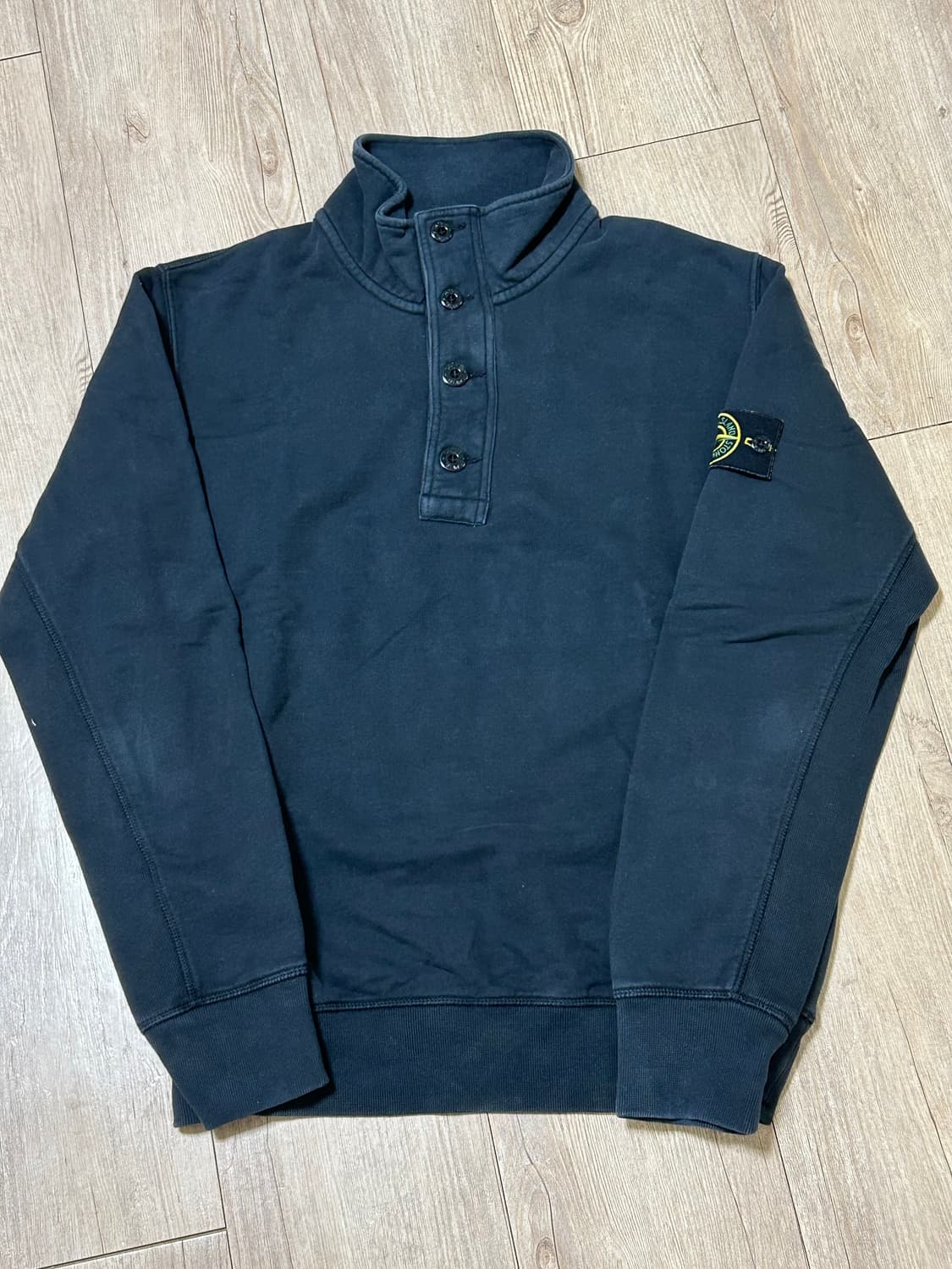 스톤아일랜드 코튼 하프 집업 상품이미지1