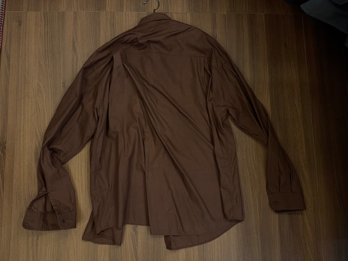 (5) 오라리 브로드 셔츠 버건디 상품이미지3