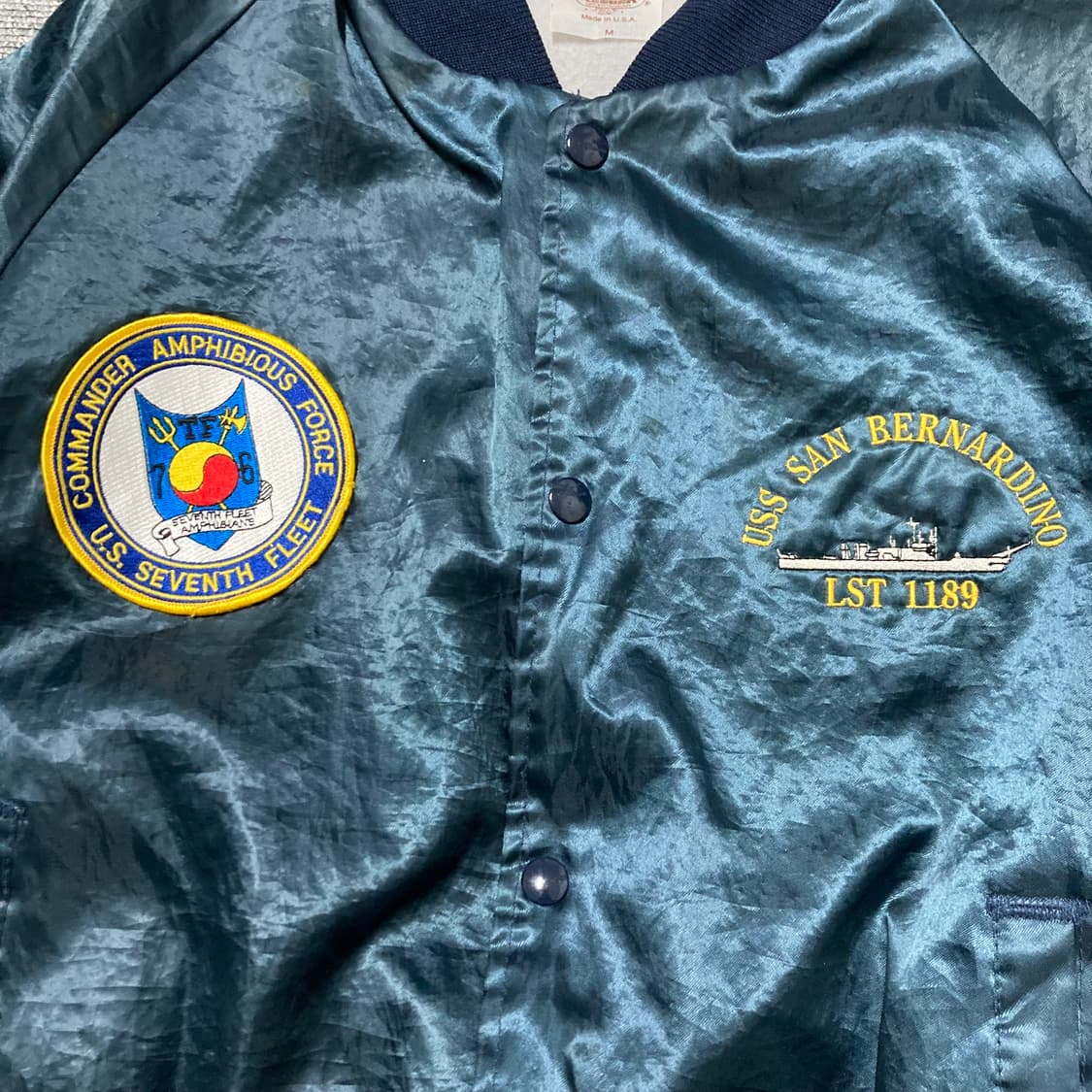 Made in USA 해군 MA-1 자켓 상품이미지7