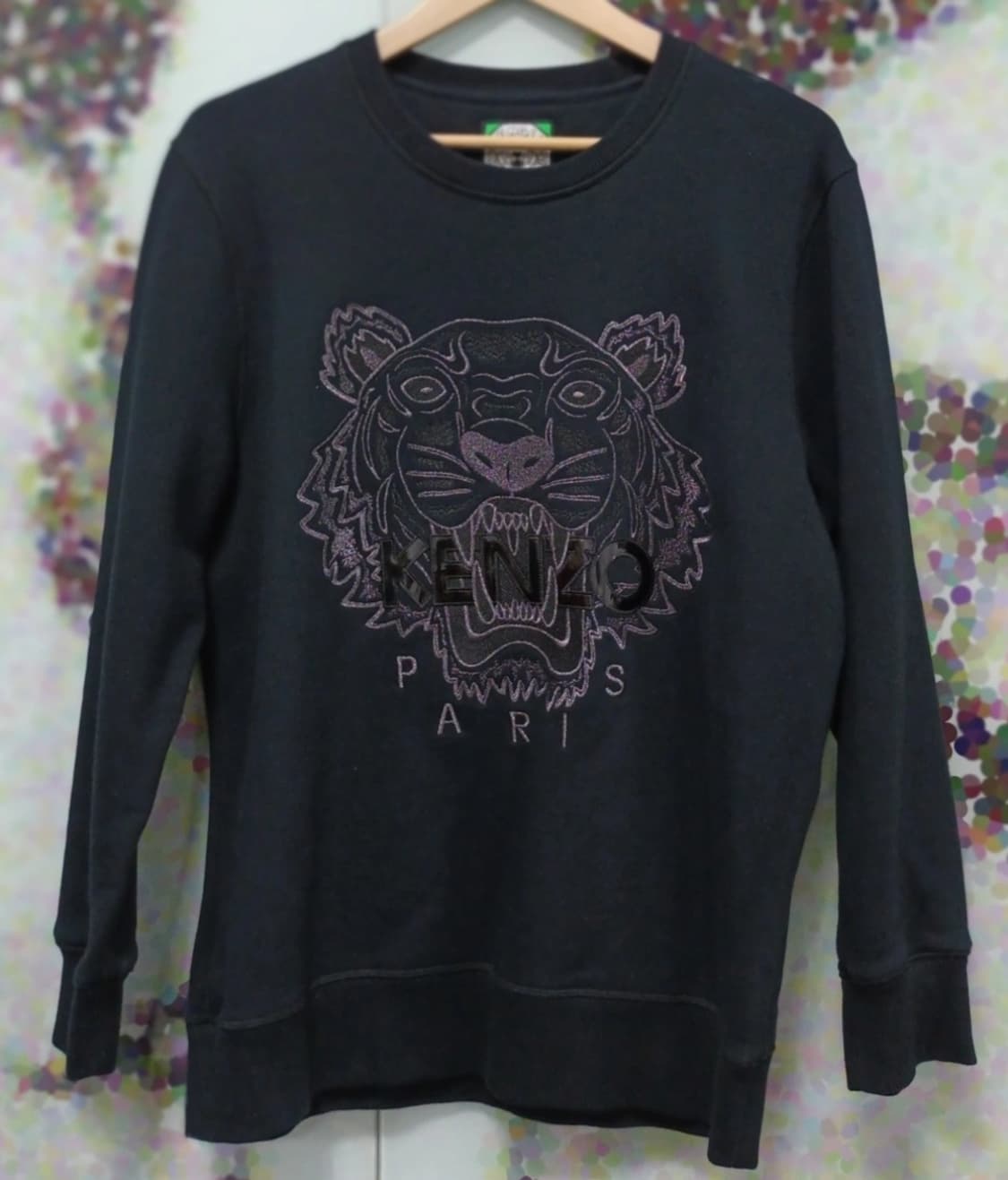 Kenzo 겐조 기모 블랙 맨투맨
 상품이미지1