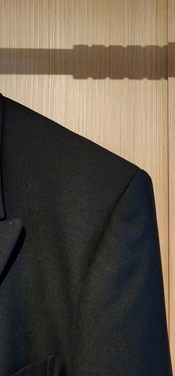 블랙 더블 울자켓 L 상품이미지3