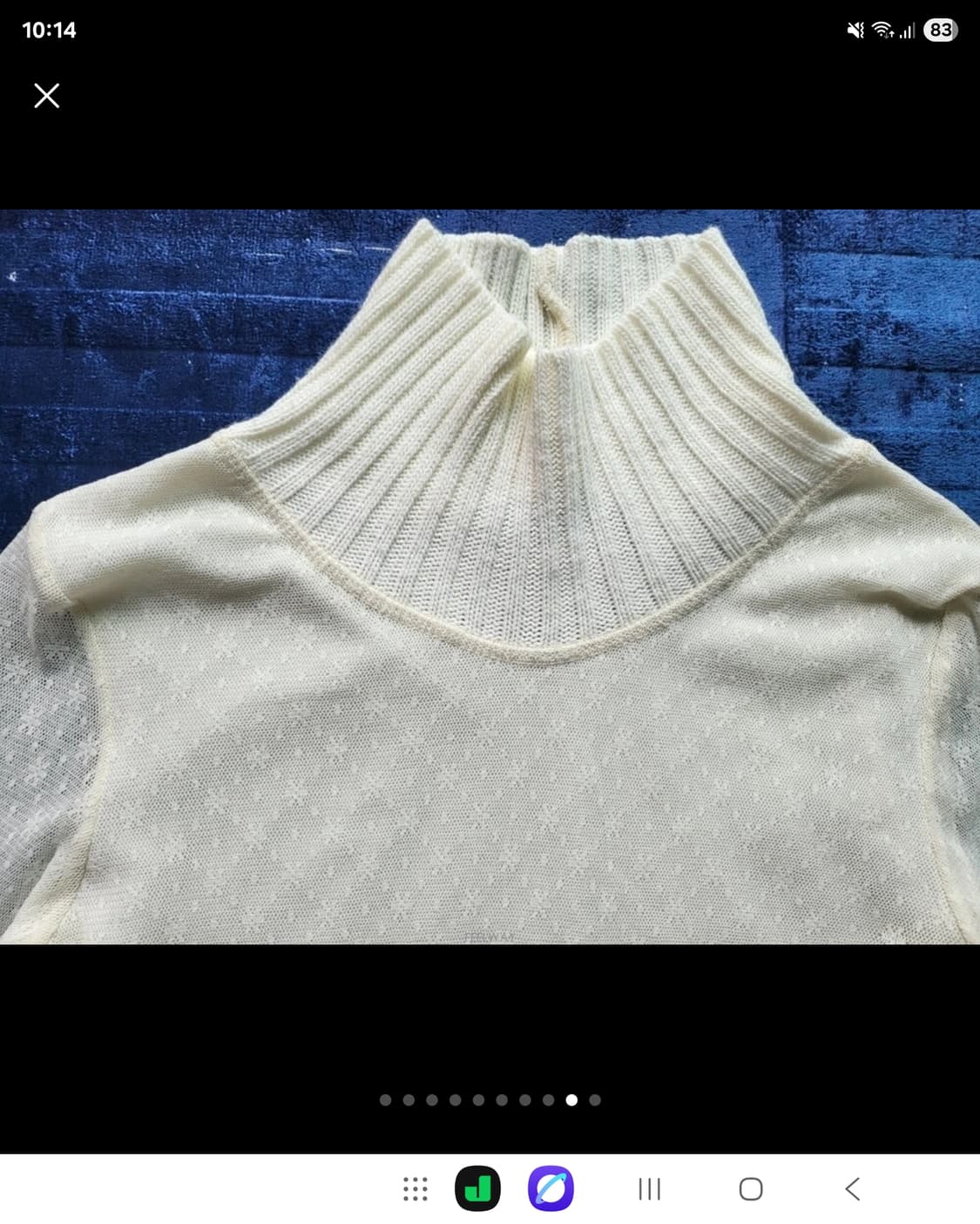 프랑스 모르간 메쉬 레이스 망사 티셔츠  상품이미지8