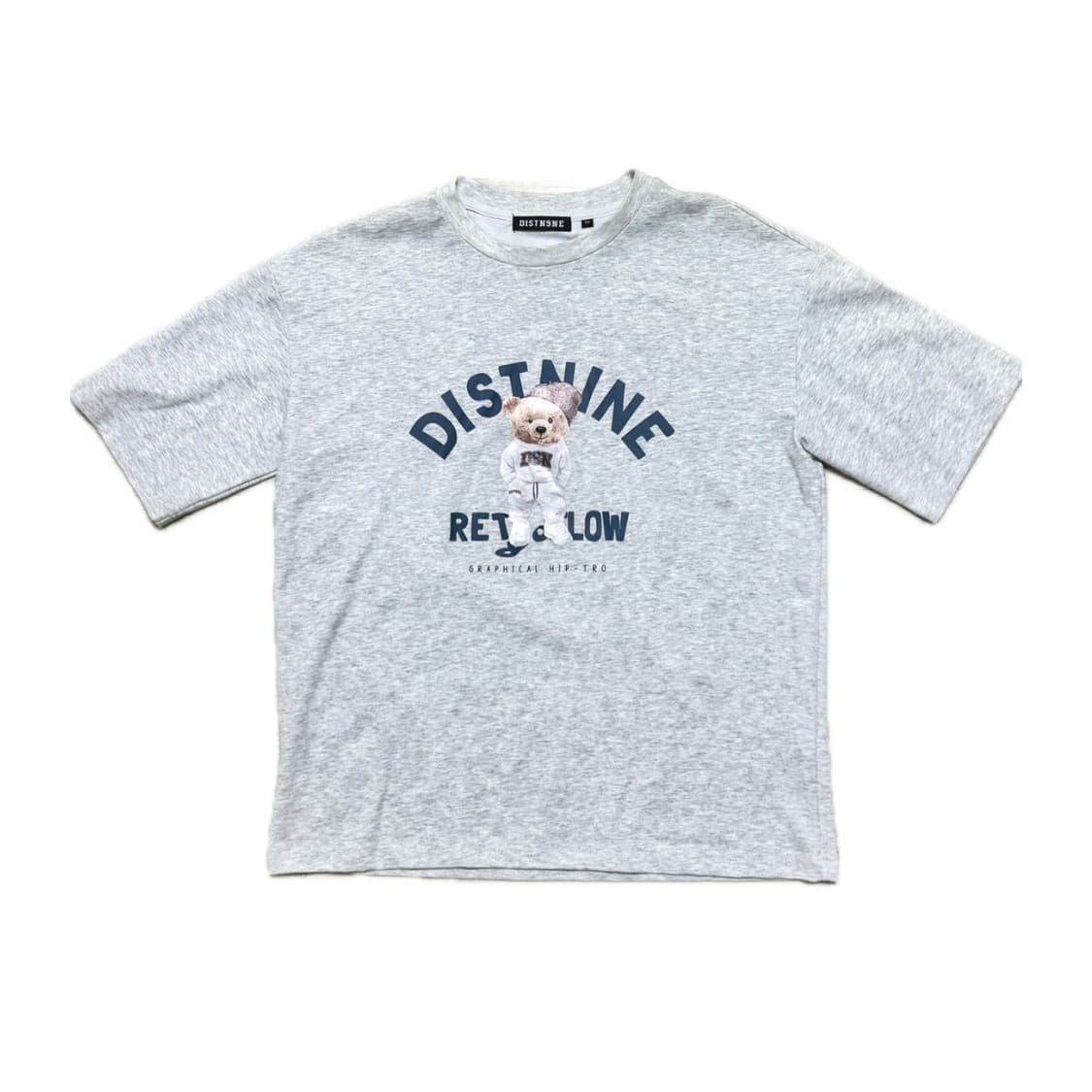 백멜란지 곰돌이 반팔 상품이미지1