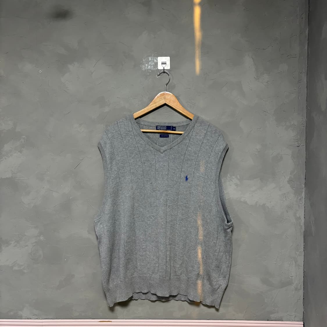 폴로 랄프로렌 니트 조끼 그레이 상품이미지1