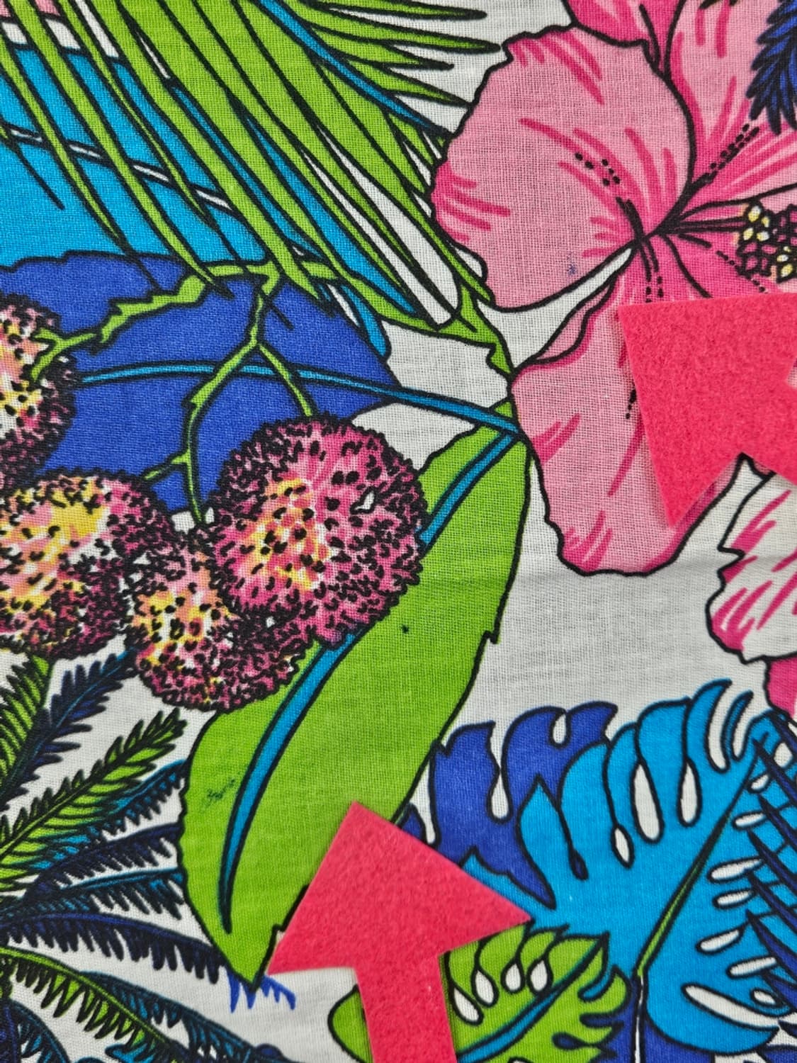 90's USA 플라워 반다나 ( 55X55 ) / 11703 상품이미지4