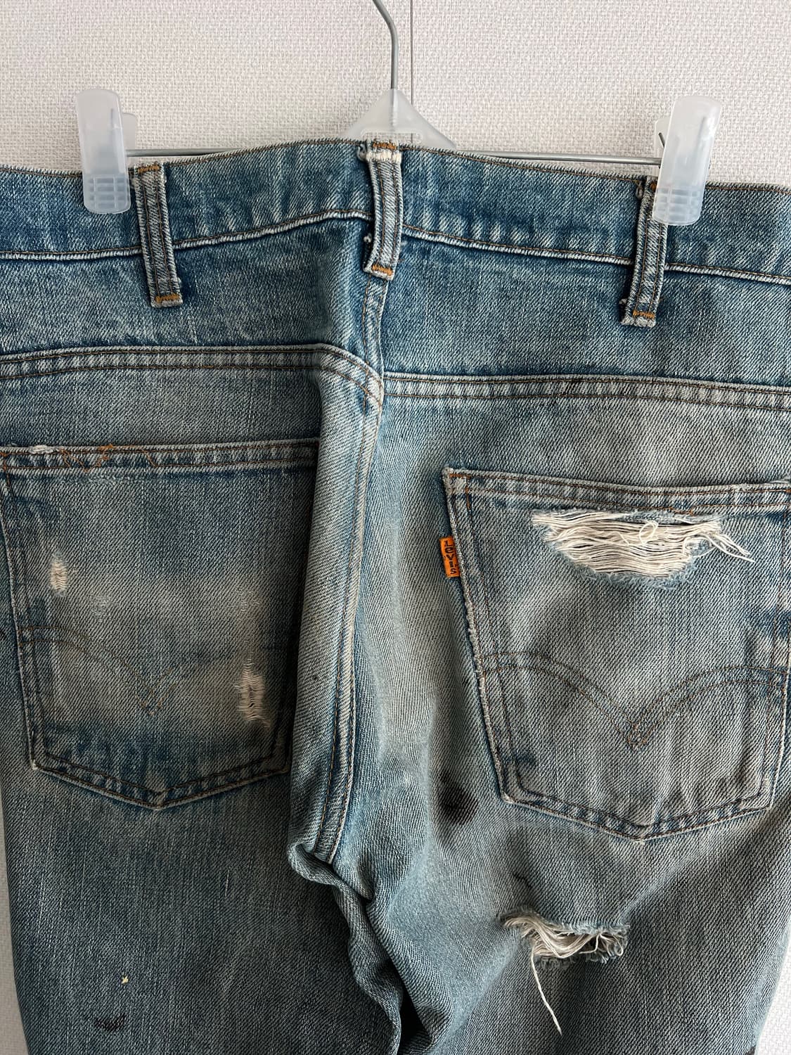 1970년대 오리지널 리바이스 빈티지 오렌지탭 646 상품이미지7