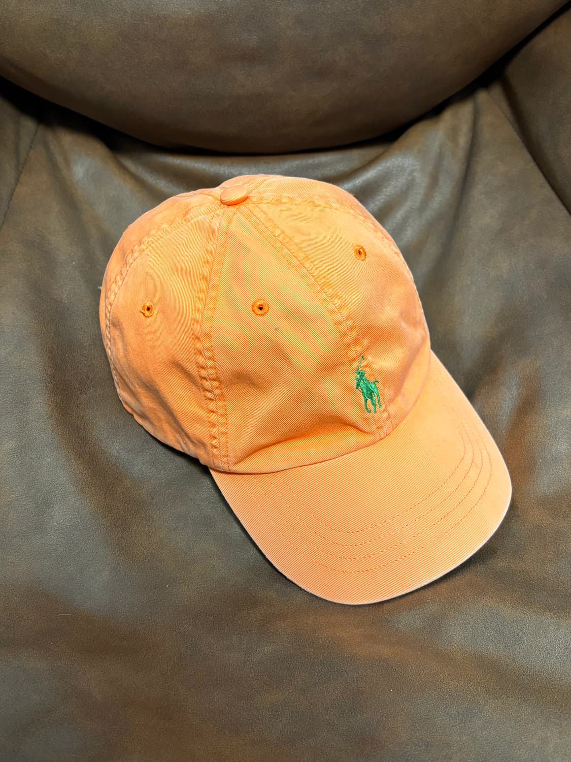 90s 폴로 랄프로렌 레더 스트랩 볼캡 상품이미지3