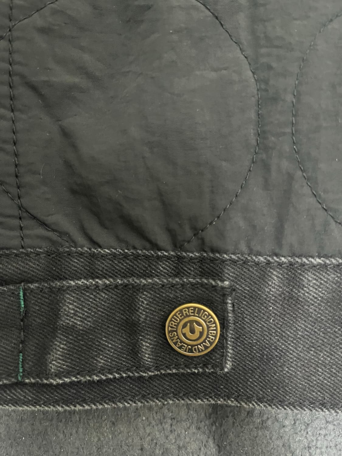 [L] 트루릴리전 흑청 데님 트러커 자켓 상품이미지6