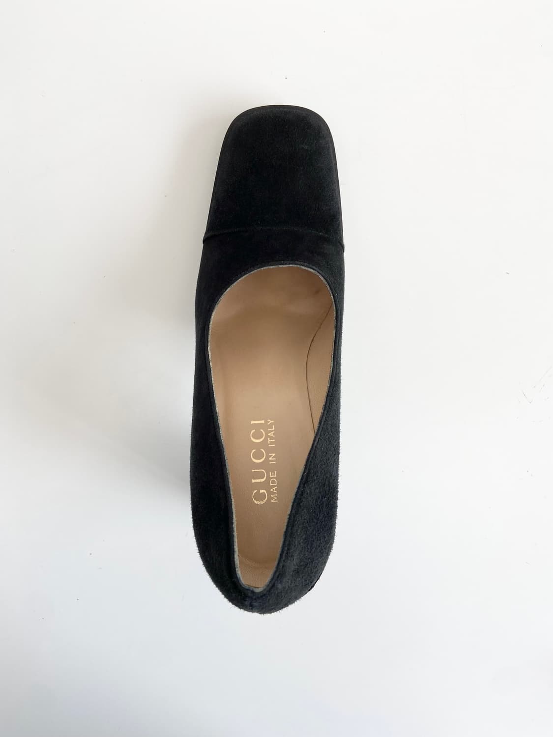 구찌 스퀘어토 스웨이드 펌프스  상품이미지6