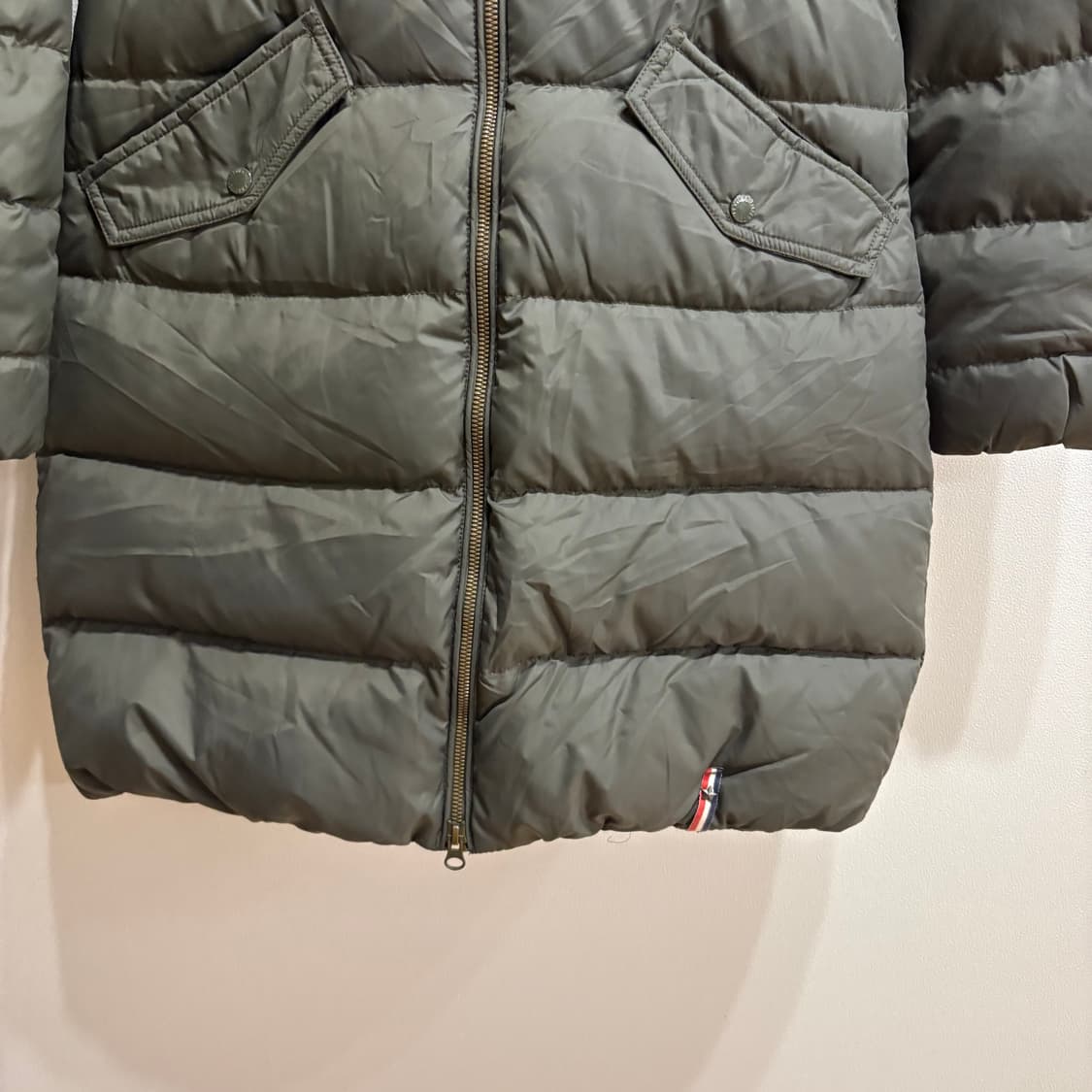 타미힐피거 롱패딩 카키 여성 M 상품이미지2