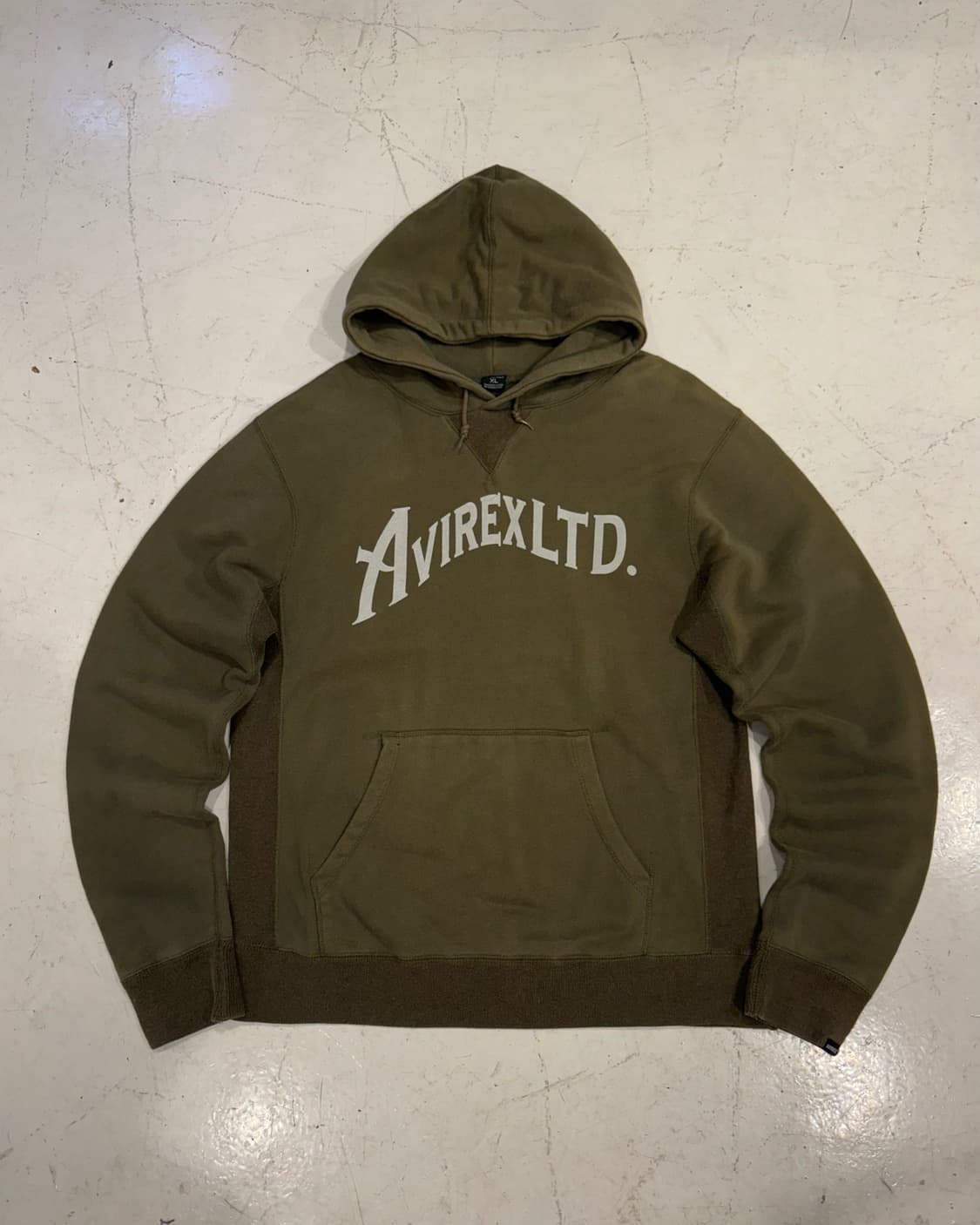 아비렉스 USA 스페셜 에디션 카키 후드 상품이미지1