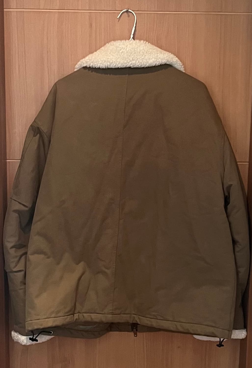 파르티멘토 무스탕 점퍼 L 카키 상품이미지3