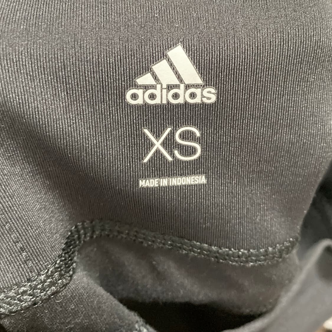 아디다스 여성숏레깅스 블랙 XS  상품이미지4