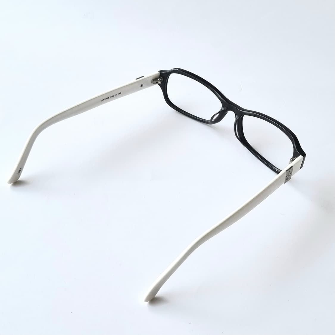데드스탁 Salvator Rosa 블랙 &화이트 뿔테 안경 723 상품이미지6