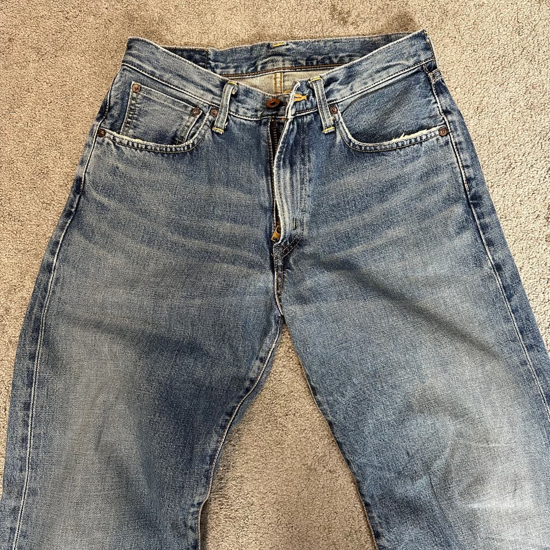 에드윈505 505X 셀비지 와이드핏 데님 팬츠(29) 상품이미지5